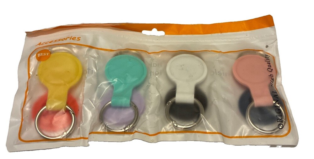 Silicone AirTag Compatible Cases with Keyring 8 Pack